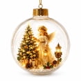 thumbnail image 2 of Glowing Christmas Story Ornament - Light Up Christmas Ball Ornament with Warm LED, Hanging Xmas Tree Decoration for Mantel Window Sill, Keepsake Christmas Gift, 2 of 6