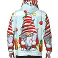 thumbnail image 7 of Cauagu Funny Christmas Gnome for Men's Pullover Hooded Sweatshirt Athletic Casual Hoodie Aautumn Hoodie Sweatshirt for Men Pullover Casual Hooded Sweatshirt-3X-Large, 7 of 7