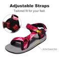 thumbnail image 2 of OutPro Women's Hiking Sandals Open Toe Walking Sandals Fashion Beach Shoes for Female Athletic Shoes Summer Outdoor Arch Support, 2 of 7