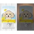 thumbnail image 2 of Caroline's Treasures BB2126CNL Buff Poodle Summer Beach Ceramic Night Light, 6x4x3", multicolor, 2 of 2
