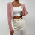thumbnail image 5 of Vedolay Women Sweater Long Sleeve Knit Draped Open Cardigan Coat Pink,XL, 5 of 5