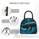 thumbnail image 4 of Balery Vintage Blue Pattern Whale Bolsa de Almuerzo para Mujeres, Caja de Almuerzo, Bolsa de Almuerzo Pequeña Impermeable, Tote de Almuerzo Reutilizable con Gran Capacidad, 4 of 6