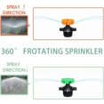 FC10pcs 1/2inch Automatic Rotating Sprinkler Heads Micro Sprinkler