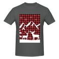 thumbnail image 4 of Bingfone Christmas Buffalo Plaid Men'S Loose Fit Short-Sleeve Pocket T-Shirt, 4 of 7