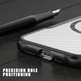 thumbnail image 6 of REQO Magnetic Case for iPhone 16 E/SE4, Carbon Fiber Texture Case Ultra Thin Compatible Wireless Charging Cover, 6 of 8