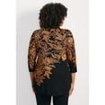 thumbnail image 2 of Avenue Women's Plus Size Millie 3/4 Sleeve Top, 2 of 2