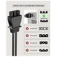 thumbnail image 3 of Singer Sewing Machine Foot Pedal Power Cord Replacement - D Shape Plug for Singer 4452 4443 4432 Edition 0625_c*, 3 of 5
