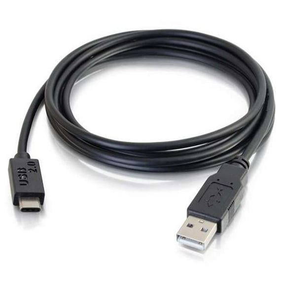 3 ft. USB 2.0 USB-C to USB-A Cable M-M, Black