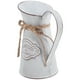 thumbnail image 3 of Jarrón de estilo rústico francés, jarrón de flores, jarrón desgastado, jarrón elegante de granja, cubo de flores de metal para decoración de bodas, fiestas y Navidad, 3 of 5