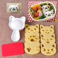 thumbnail image 3 of DIY 3D Cat Bento Rice Ball Mold Sushi Chocolate Sandwich Cutter Mould Maker Tool, 3 of 10