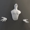 thumbnail image 4 of 3D Paper Person Model Home Library Wall Decoraton Calcomanías Art Puzzles Kid Persona renacida Zulema Artesanías De Personas De Papel, 4 of 8