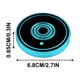 thumbnail image 3 of Xihbxyly Tapete Luminoso para Taza de Agua, Diseño Multicolor Brillante, Elegante Decoración Automotriz, Fácil Instalación, Larga Duración, Regalo Perfecto para Entusiastas de Los Autos, Incluye 1 Ta, 3 of 5