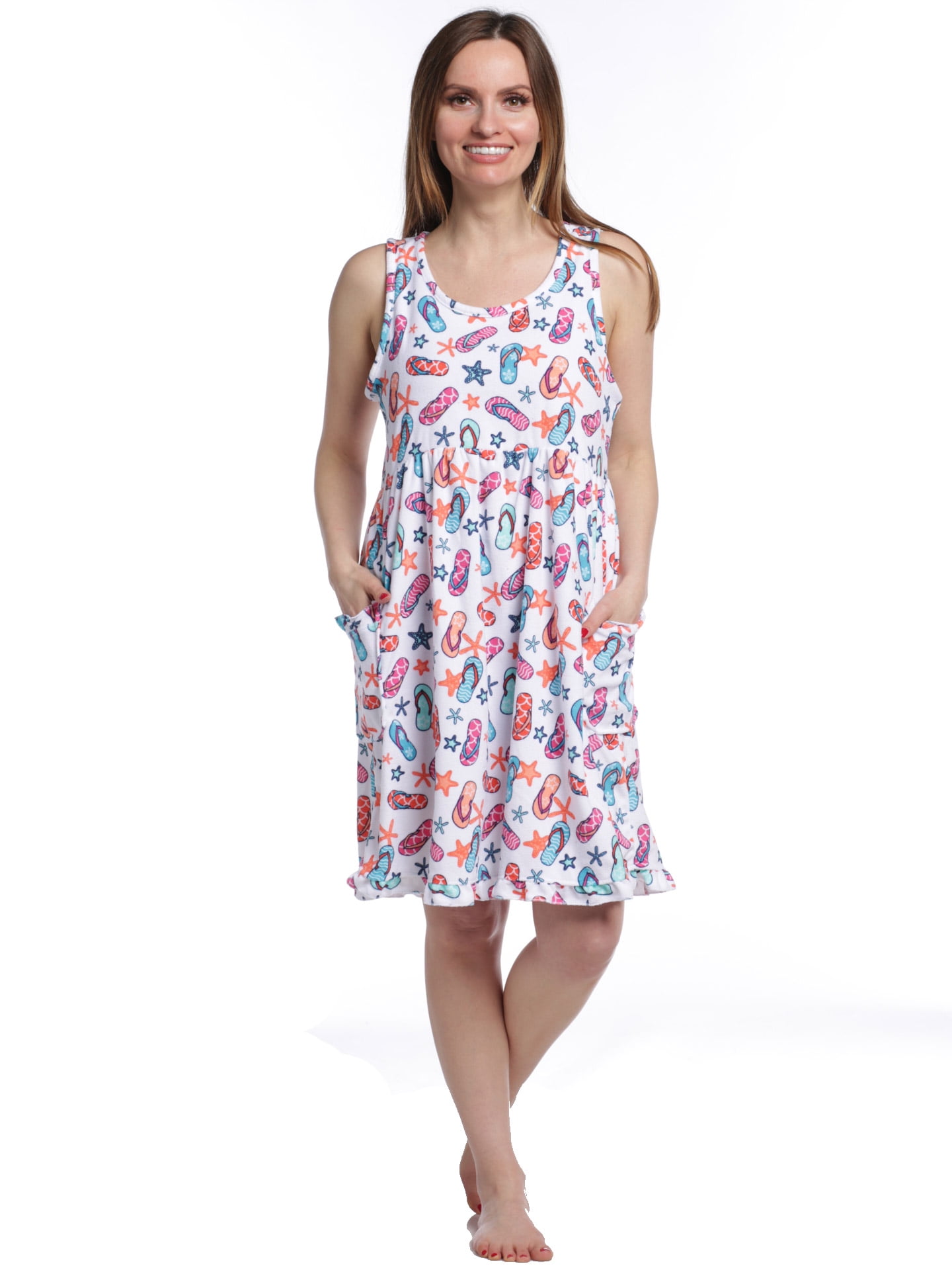 Rene Rofe Rene Rofe Women's Vintage Terry Lounge Dress Plus Size