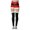 Red-3, variant on Christmas Leggings for Women Elastic High Waist Slim Fit Funny Santa Claus Print Tights Pants Workout Yoga Pants