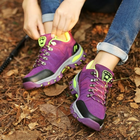 

TUTUnaumb Hot Sale Clearance Women Outdoor Sports Climbing Hiking Shoes Waterproof Trekking Sneakers for Leisure and Outdoor-Purple