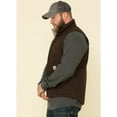thumbnail image 2 of Carhartt Men's Washed Duck Sherpa-Lined Mockneck Vest, 2 of 5