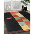 thumbnail image 3 of Ahgly Company Machine Washable Indoor Rectangle Contemporary Brown Area Rugs, 5' x 8', 3 of 7