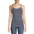 thumbnail image 2 of No Boundaries Rib Cami Top, 1 or 5-Pack, Women's, 2 of 5
