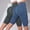 Dark Blue, variant on Womens Yoga Shorts Textured Compress Hip Lifting Athletic Shorts for Women Purple M