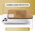thumbnail image 6 of Case Yard Wooden Case Outside Soft TPU Silicone, Slim Fit Shockproof Wood Protective Phone Cover for Girls Boys Men and Women, Supports Wireless Charging Anchor & Hope Design case for iPhone-11-Pro, 6 of 7