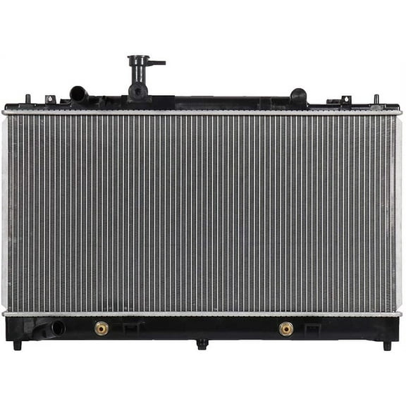 ECCPP Auto Parts Plastic Aluminum Replacement Radiator for 2003 2004 2005 2006 2007 2008 for Mazda 6 i L4 2.3L 5/8 In Thickness 5/8 in Thickness CU2673
