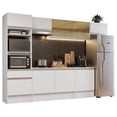 thumbnail image 1 of Cocina Integral 300cm Blanco Diamante Madesa 02, 1 of 6