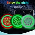 thumbnail image 2 of yeacher Glow-in-the-Dark 175g Racing Frisbee for Adults - 27.5cm PE Outdoor Sport Disc, Blue Spiral Design, 35mm Thickness, Ideal for Beach and Park Games, 2 of 7