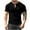 Black, variant on LYEAA Mens Tees Short Sleeve Three Buttons Crew Neck Athletic Workout Fitted Summer Pullover T-shirts Solid Training Casual Soft Comfortable Breathable Men's Tops Red M