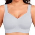 thumbnail image 5 of Tqyyweavej Jelly Bras for Women Side Smoothing Push Up Everyday T-Shirt Bras Full Coverage No Underwire Seamless Sports Bras S-4XL, 5 of 5