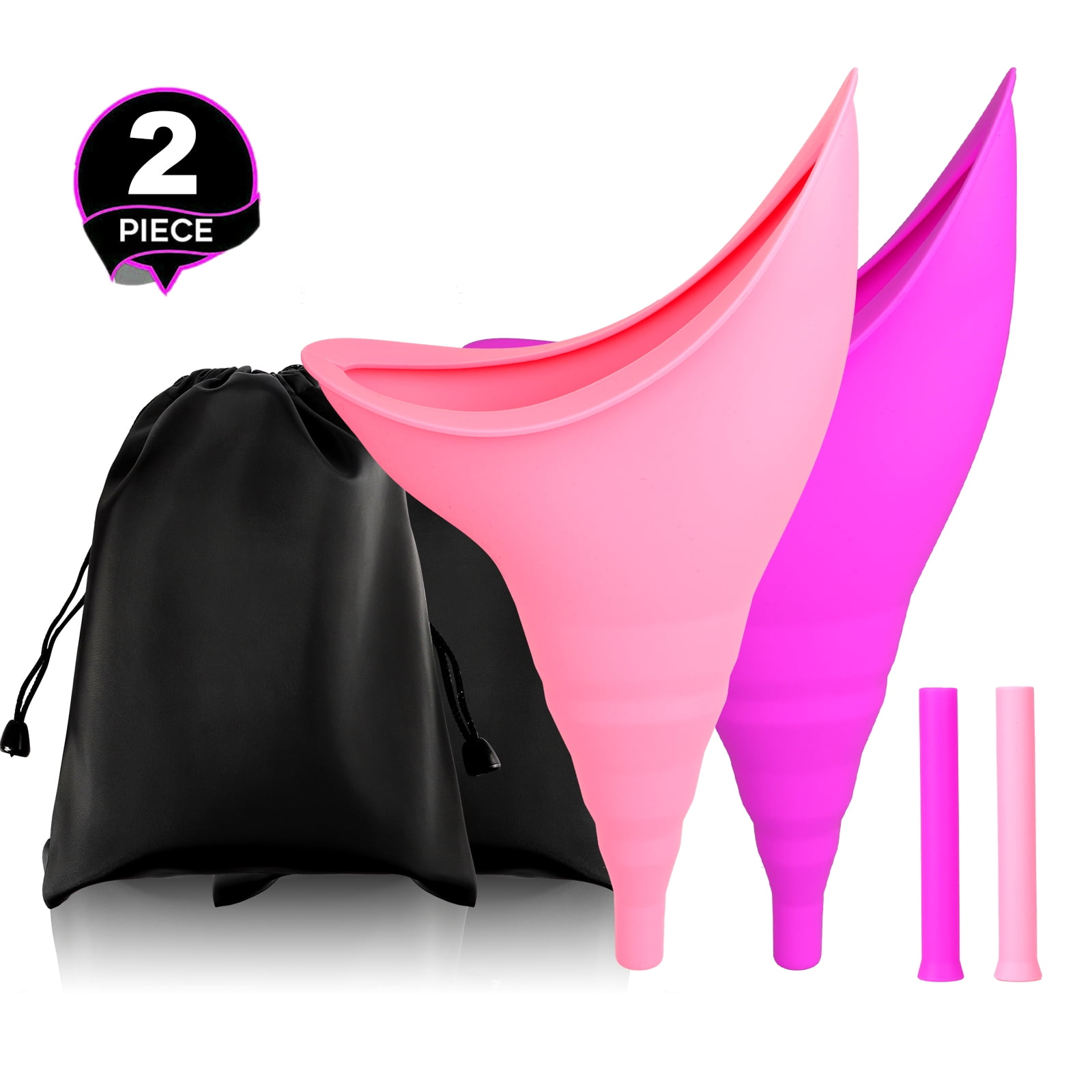 2x Portable Camping Female She Urinal Funnel Ladies Urine Wee Loo Travel Easy UK 