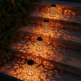 thumbnail image 6 of Solar Hanging Lanterns 2 Pack Outdoor Solar Lights Decorative Lantern Waterproof with Handle for Garden Table Patio Yard Porch Fence Pathway, 6 of 6