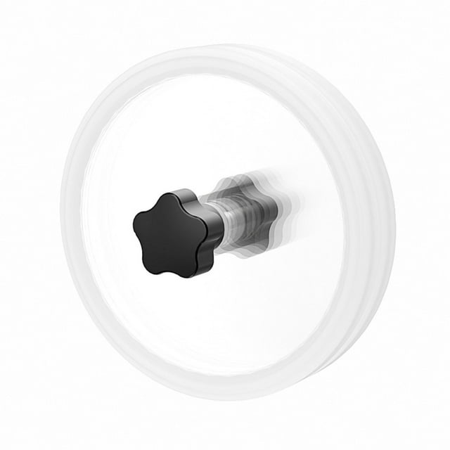 Clearance! Home Decor Lp Vinyl Record Label Vinyl Record Clean Record Cleaning Protector Label Record Cleaner Clamp Care Black Aluminum Handle Brand: Wewu Rounds One Size White