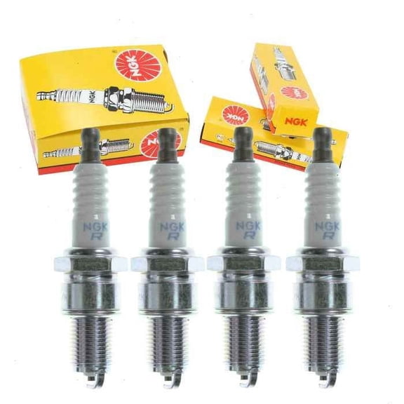 4 pc NGK Standard Spark Plugs compatible with Hyundai Sonata 2.4L L4 1999-2005