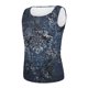 thumbnail image 5 of Mujeres moda sexy sin mangas flor pirnt chaleco cuello redondo impreso tops camiseta chaleco blusa tops Pompotops lopia991370, 5 of 5