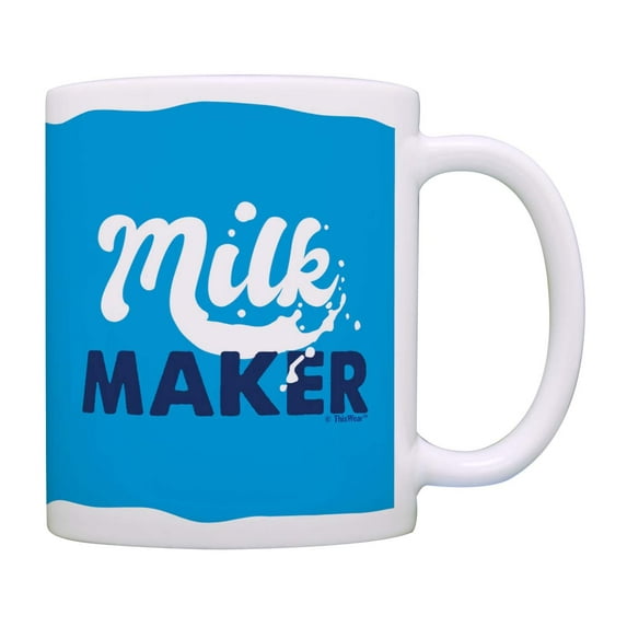 ThisWear Maternity Breastfeeding Milk Maker Ceramic 11oz Coffee Mug