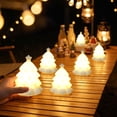 thumbnail image 5 of Giftesty 3x2.36" 3-Dimensional Luminous Christmas Tree Night Light Ornament for Home Decor & Desktop Tabletop Decoration, 5 of 9