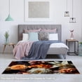thumbnail image 5 of Fragmented Flowers Modern Polyester Kitchen Rug - Comfortable Floor Mat for Kitchen, 5 of 6
