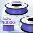 thumbnail image 5 of Epelay PLA Plus 3D Printer Filament, 1.75mm, 1kg Spool, Purple, Compatible with Most FDM Printers, 5 of 7