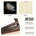 thumbnail image 4 of 2D Flat, Ethereal Lotus Flower Heart Wall Decor, 8x8 Inchd Decorative Plaque, Elegant Glowing Floral Art Sign for Bedroom Living Room Office, Unique Gift for W, 4 of 9