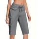 thumbnail image 1 of mfyjkho Pantalones Cortos De Gimnasio Para Mujer, Pantalones De Yoga Para Mujer, De Gran Tamaño, Ajustados, Elásticos, Cómodos, Con Bolsillos Laterales Y Aberturas Para Fitness M, 1 of 6