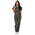 thumbnail image 4 of Adar Universal Scrubs For Women - Snap Front Scrub Top, 4 of 7
