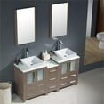 thumbnail image 3 of Fresca FVN62-241224-VSL Torino 60" Free Standing Double Vanity Set with Engineer, 3 of 5