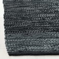 thumbnail image 3 of SAFAVIEH Vintage Leather Ayleen Braided Striped Area Rug, Black/Grey, 8' x 10', 3 of 9