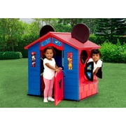 Disney Mickey Mouse Plastic Indoor,Outdoor Playhouse with Easy Assembly