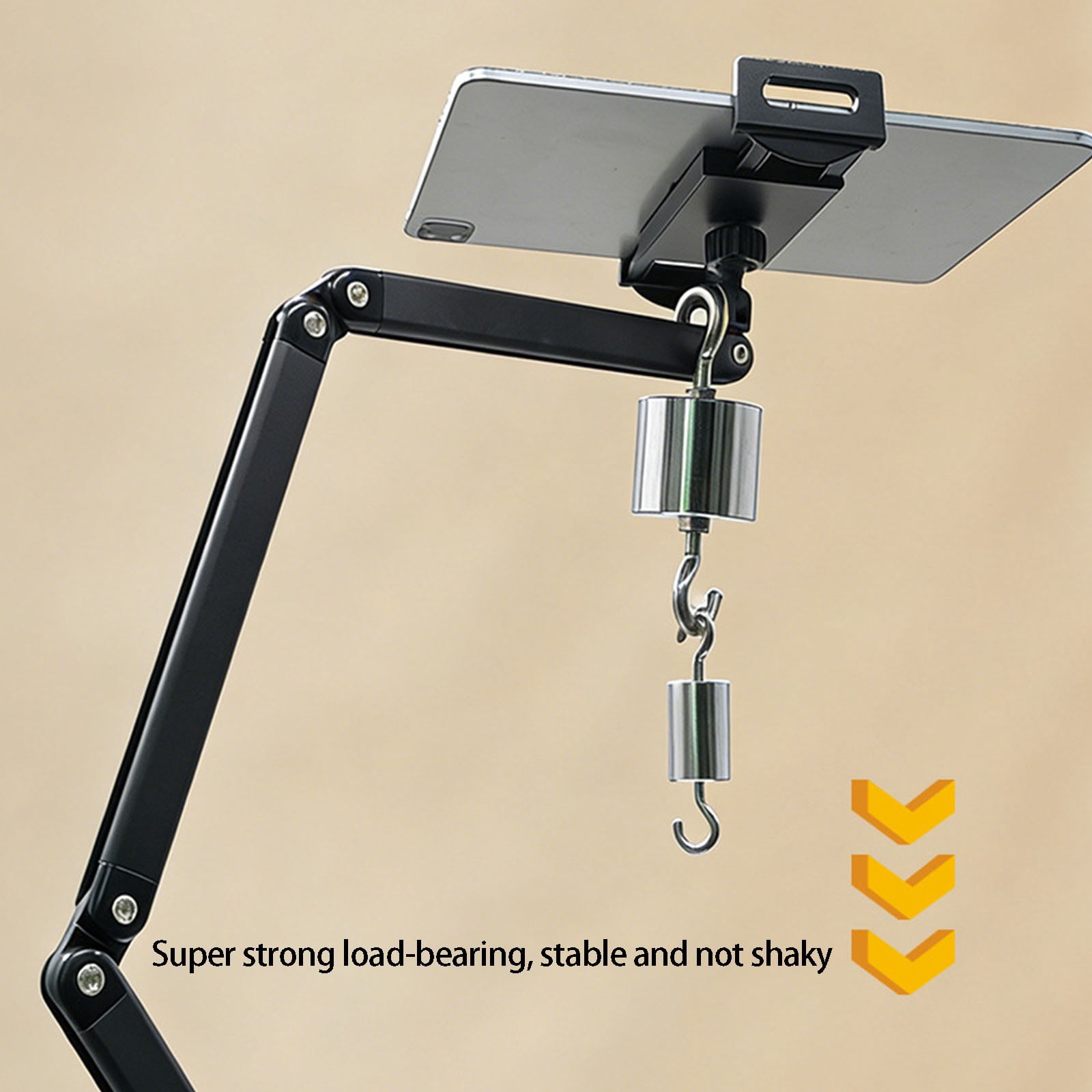 Heavy Duty Adjustable Laptop Stand With 4 Axises Lift And Rotating Base For Ergonomic Viewing