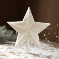 thumbnail image 2 of Christmas Star Tree Topper, Gold Dual-Side 3D Star Treetop, Glittered Tree Top with 8 Inch Warm White Lights, UL Certified Lighted Xmas Treetop for Holiday Christmas Tree Decor, 2 of 2
