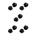 thumbnail image 3 of kurtrusly 1/2/3/5 Pack of 10 Cord Stopper Plastic Round Shaped Lanyard Drawstrings Stoppers with 2 Holes Portable Anti- for slip Rope Fastener Black 5PCS, 3 of 6