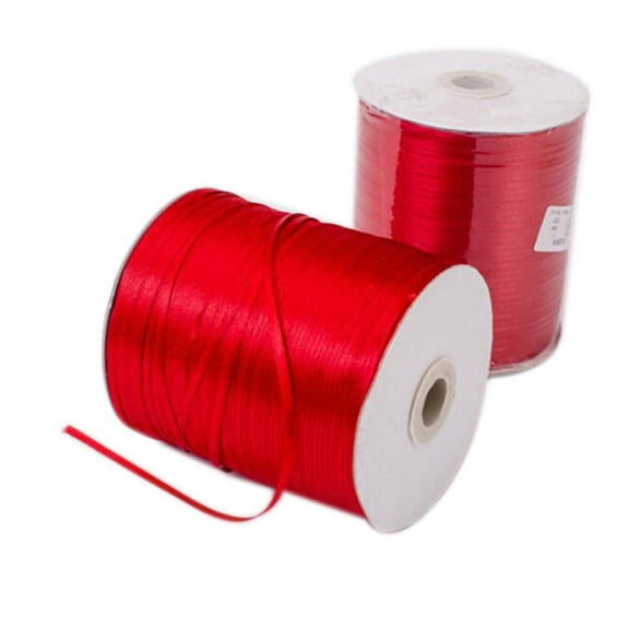 MOKKHNB 1Pcs 1 8 Inch Red Satin Ribbon 870 Yard for Bow Making and Holiday Decorations