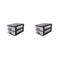 thumbnail image 4 of ziyahi Organizer Storage Drawer - plify Life With Smart Storage Solutions Multi-Layer Desktop Drawer brown two layers 2Set, 4 of 6
