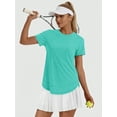 thumbnail image 3 of Rosvigor Womens Workout Tops Short Sleeve Tee Shirts Comfy Athletic Shirts Loose Womens Activewear Tops for Gym Running Yoga, 3 of 7